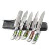 Damascus knife set
