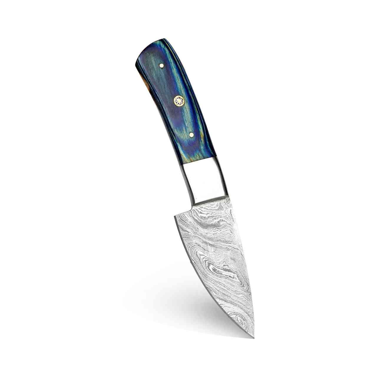 Mini Santoku Damascus Knife