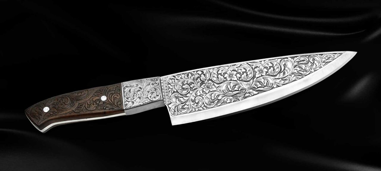 Engrave a knife