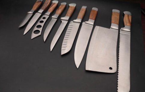 stainless steel knives set